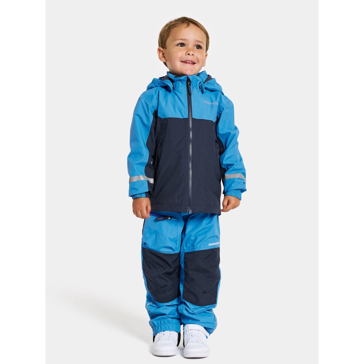 Didriksons Dětská nepromokavá bunda Pilvi navy - ROSTOUCÍ