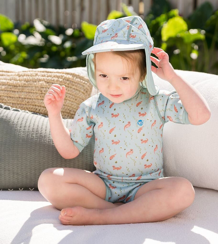 Splash About Dětské neoprénové UV body s krátkým rukávem Playful Otters