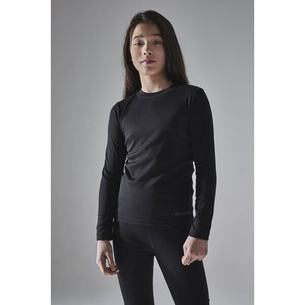 Craft Dětské termoprádlo Core set Warm Baselayer černé