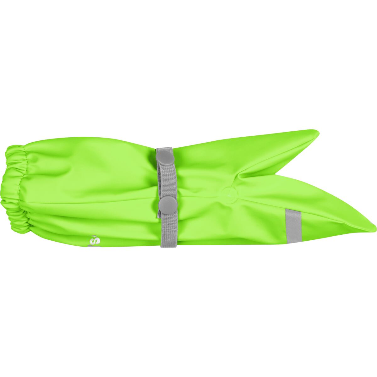 Playshoes Dětské zateplené rukavice do deště neonově zelené