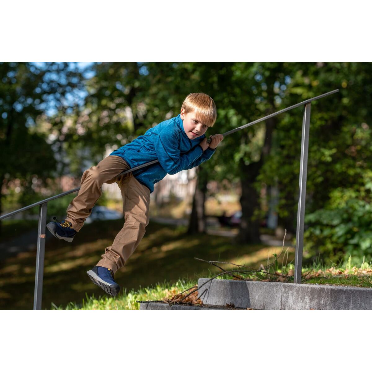 KEEN Dětské boty Skua WP - naval academy/evening primrose