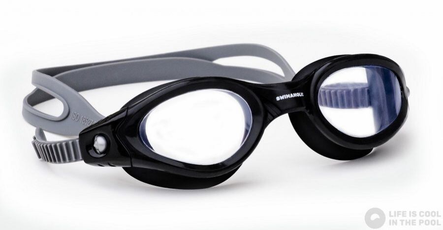 Swimaholic Plavecké brýle Elbe Swim Goggles 13 let+ - černé