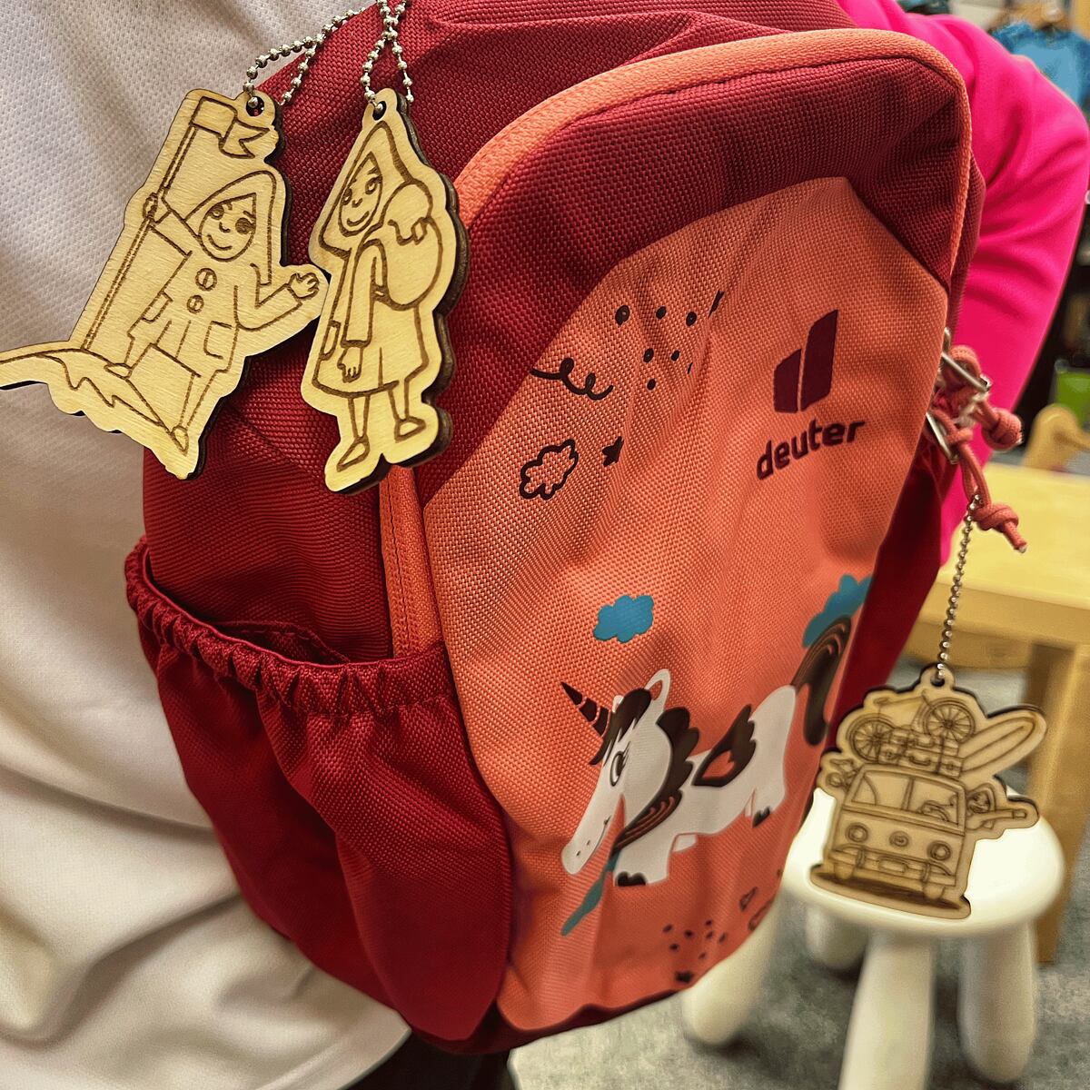 Promaledobrodruhy Dřevěný přívěsek na batoh nebo klíče Promaledobrodruhy.cz - Horal