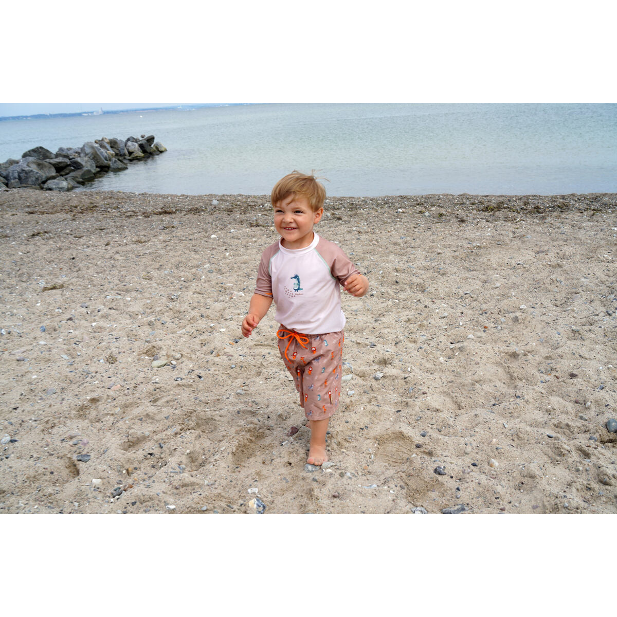 Playshoes Chlapecké UV kraťasy Wild Animals brown