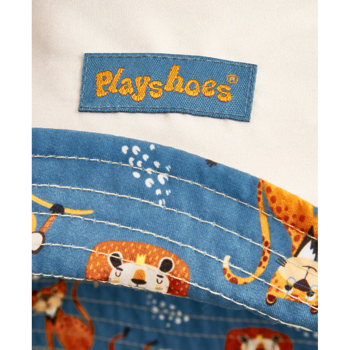 Playshoes Dětský UV klobouk Jungle petrol oboustranný