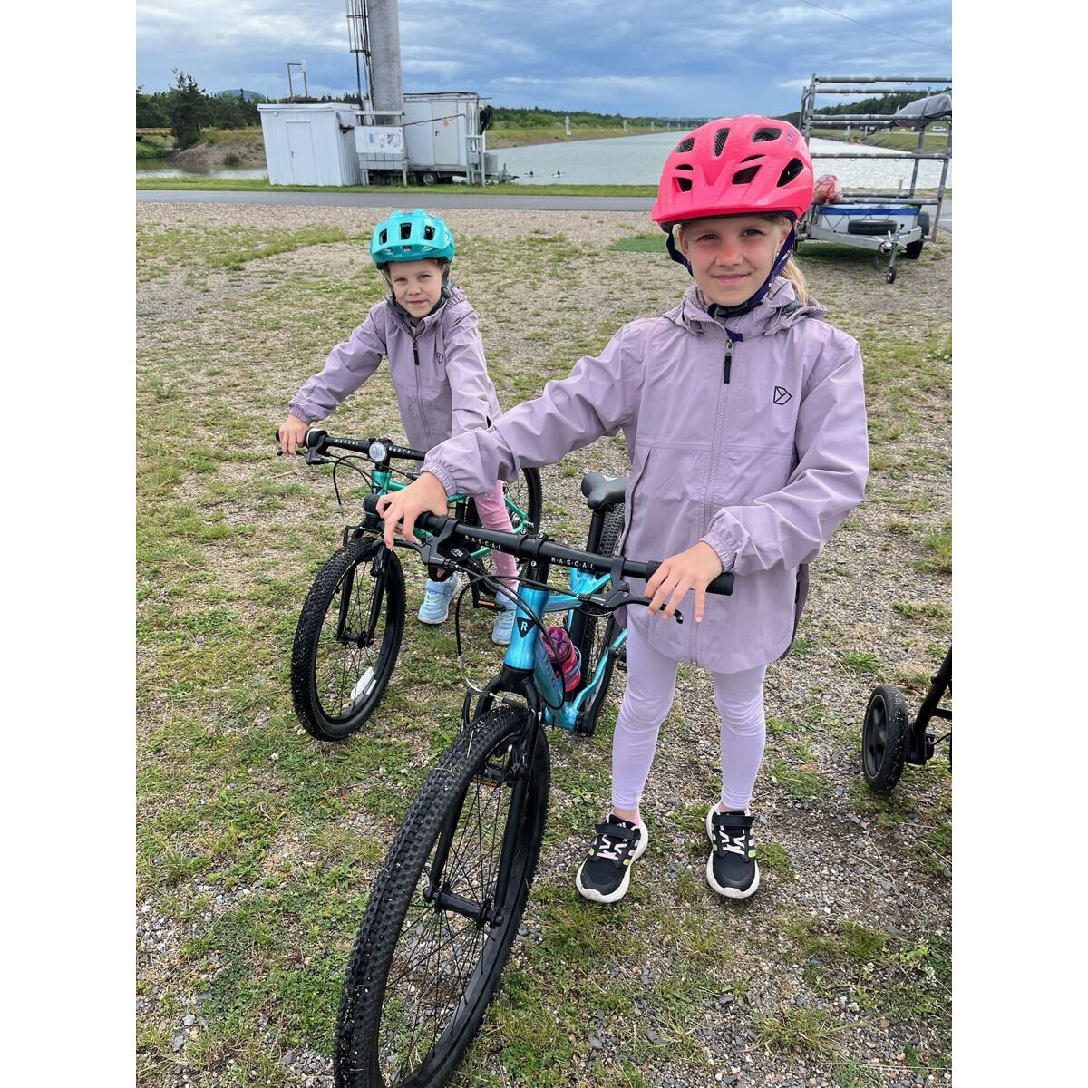 Didriksons Dětská nepromokavá bunda Meliss dusty lilac - ROSTOUCÍ