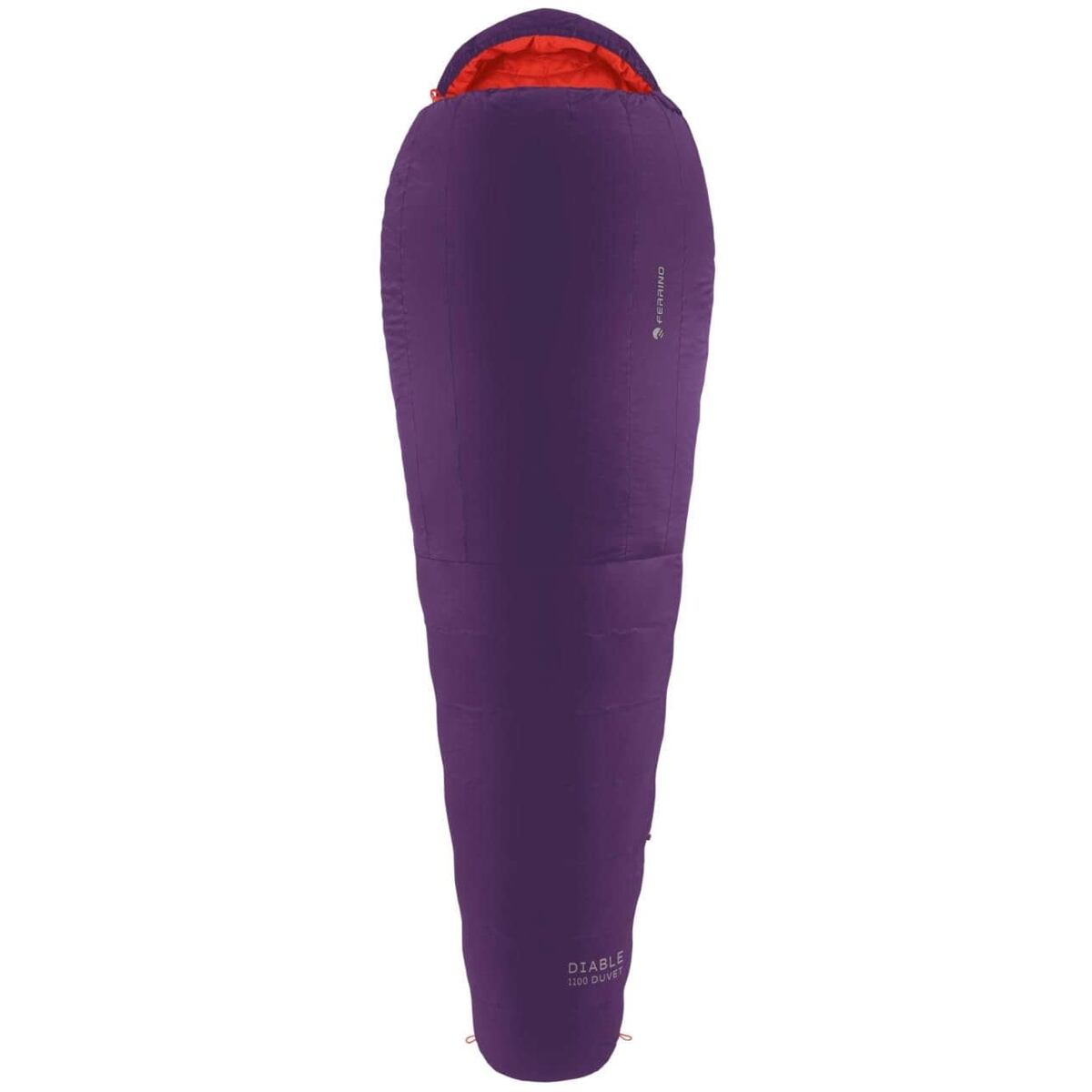 Ferrino Lehký třísezónní péřový spací pytel Diable 1100 Duvet - fialový