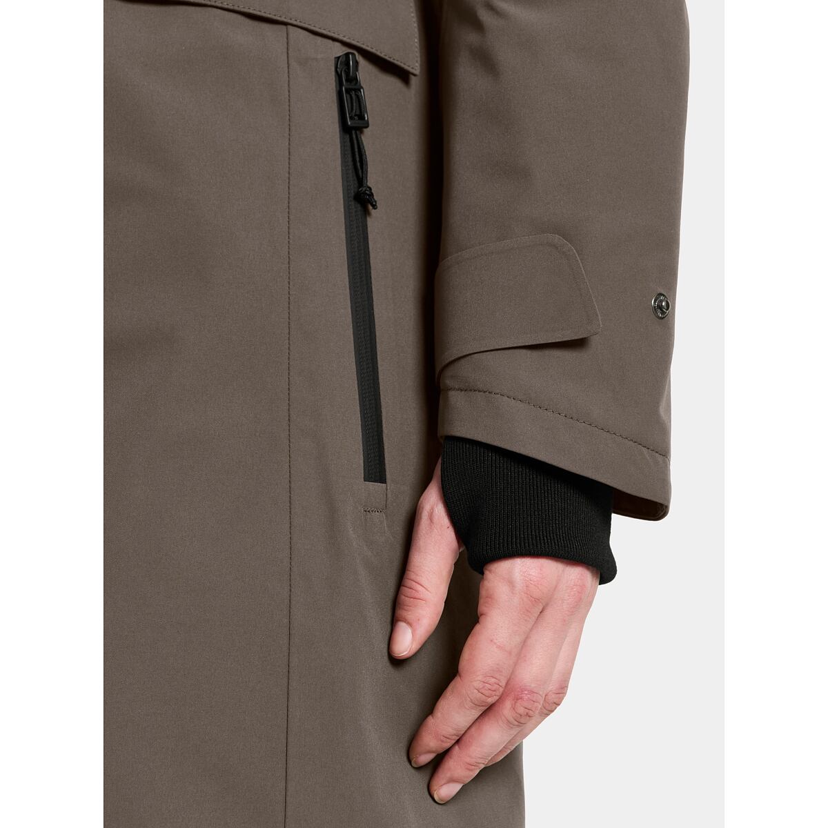 Didriksons Dámský zimní kabát Erika mocha brown