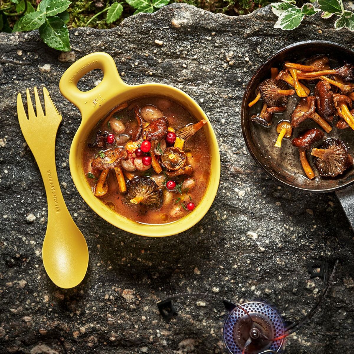 Light my fire Cestovní příbor Swedish Spork original 2-pack hazyblue/dustypink