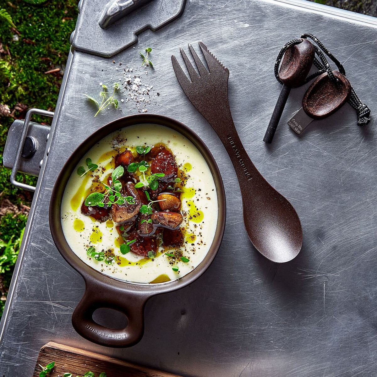 Light my fire Cestovní příbor Swedish Spork original sagegreen