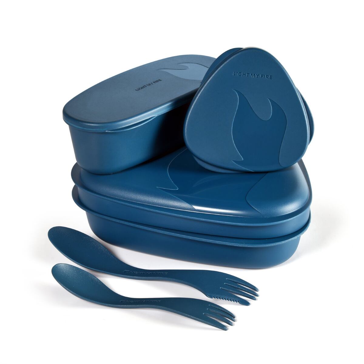 Light my fire Cestovní svačinová sada LunchKit 2.0 hazyblue