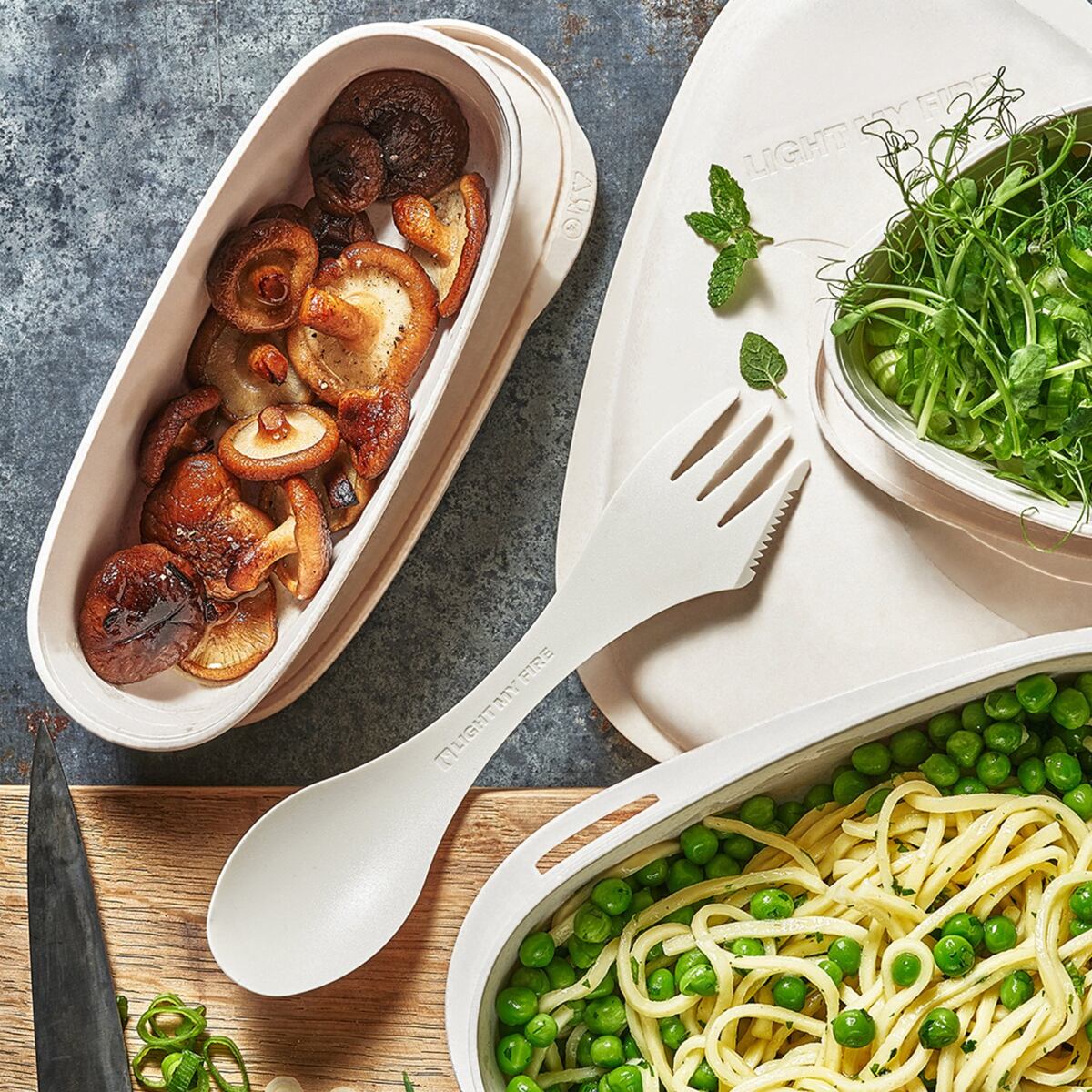 Light my fire Cestovní příbor Swedish Spork original 4-pack nature