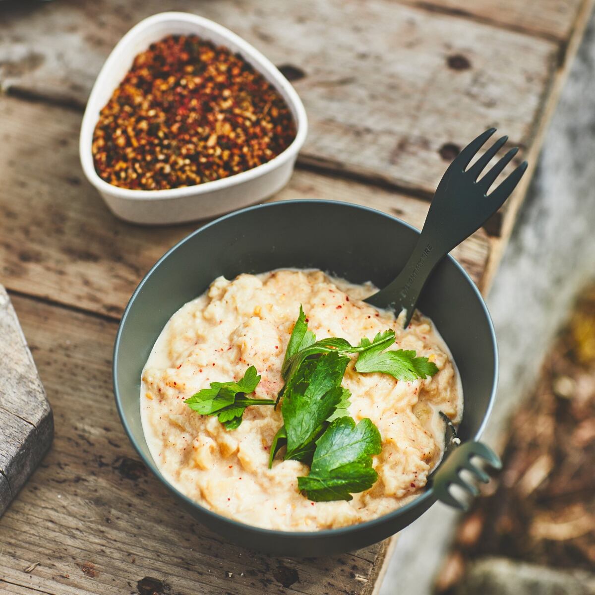 Light my fire Dětský cestovní příbor Swedish Spork little 2-pack sagegreen/cream