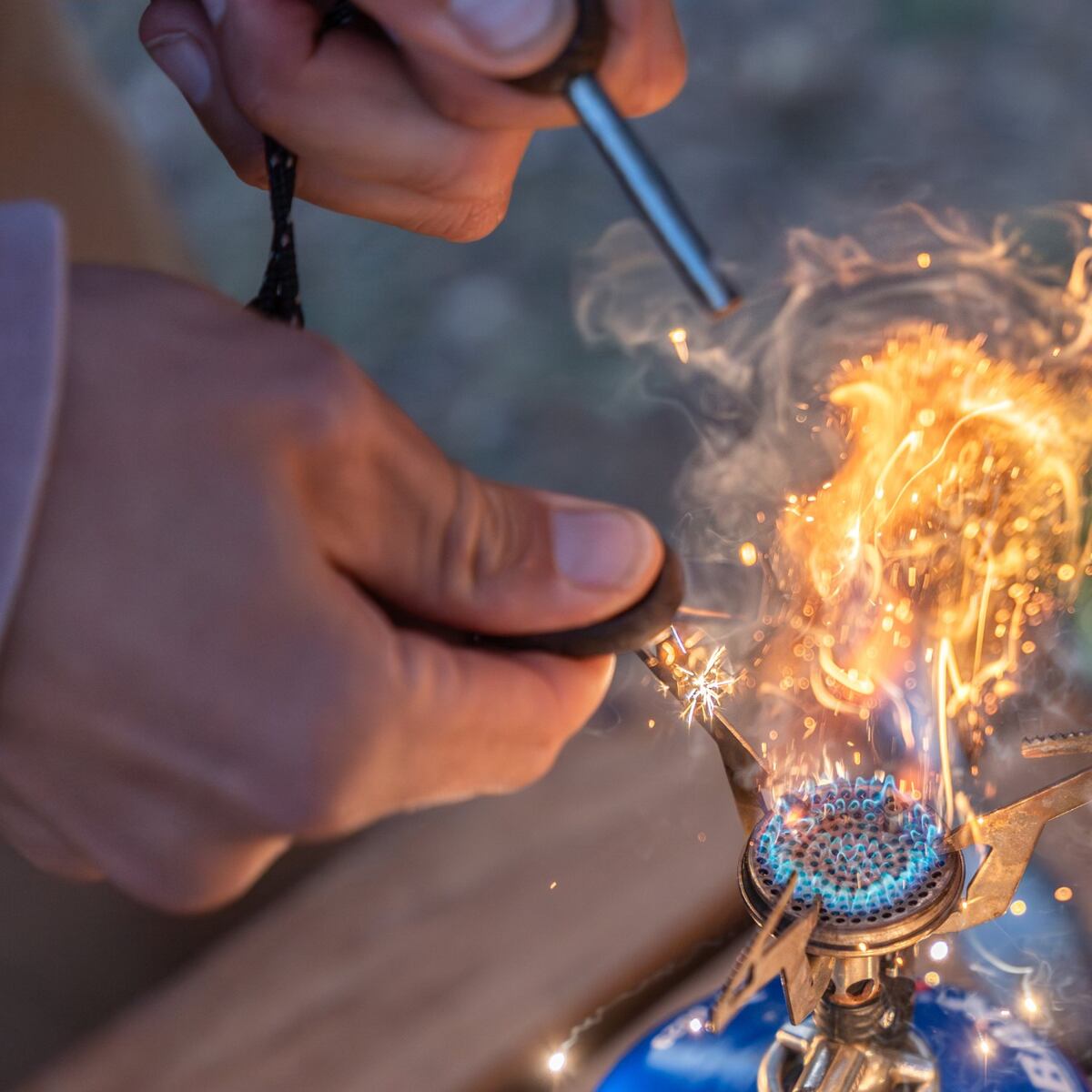 Light my fire Křesadlo Swedish FireSteel scout 2in1 hazyblue