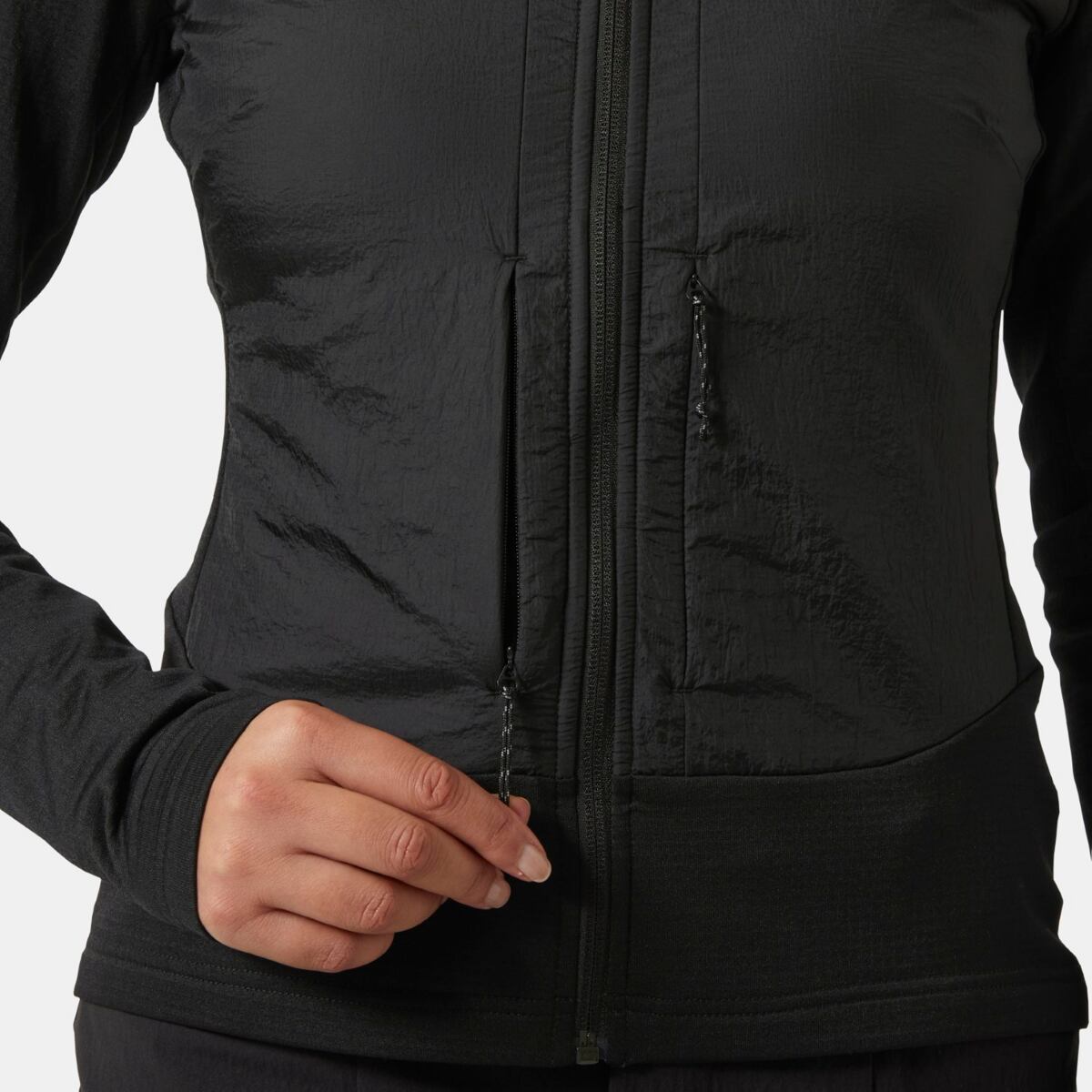 Helly Hansen Dámská fleecová bunda Versalite Hybrid fleece - black