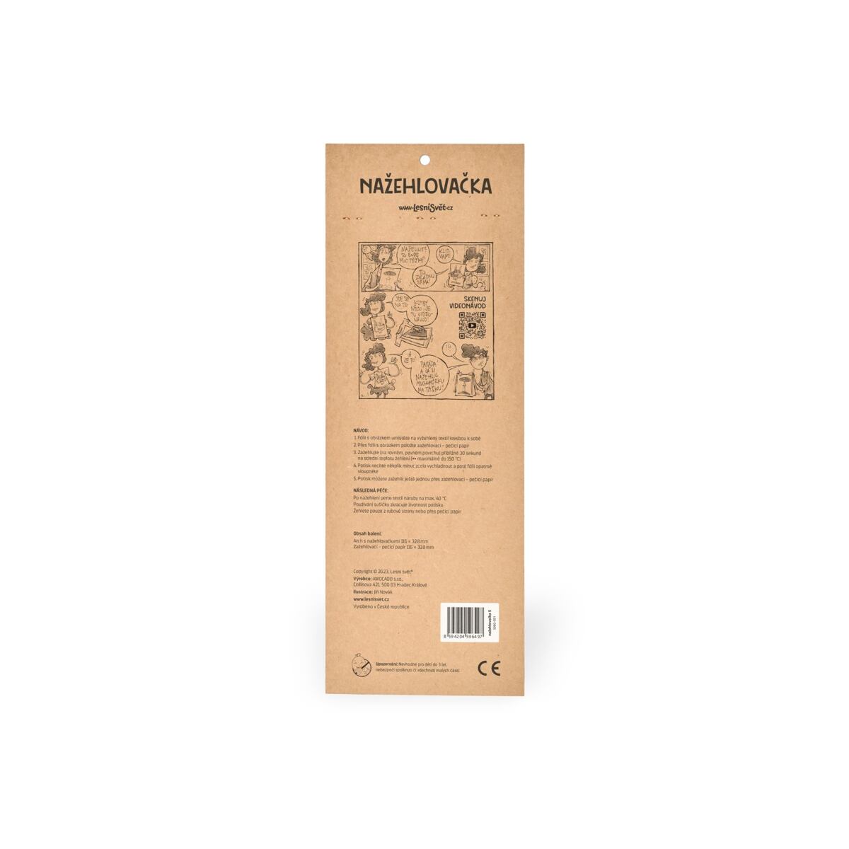 Lesní svět Nažehlovačka S - Mix skokan, vážka, ledňáček