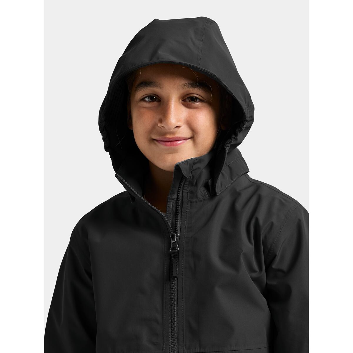 Didriksons Dětská nepromokavá bunda Piko black - ROSTOUCÍ