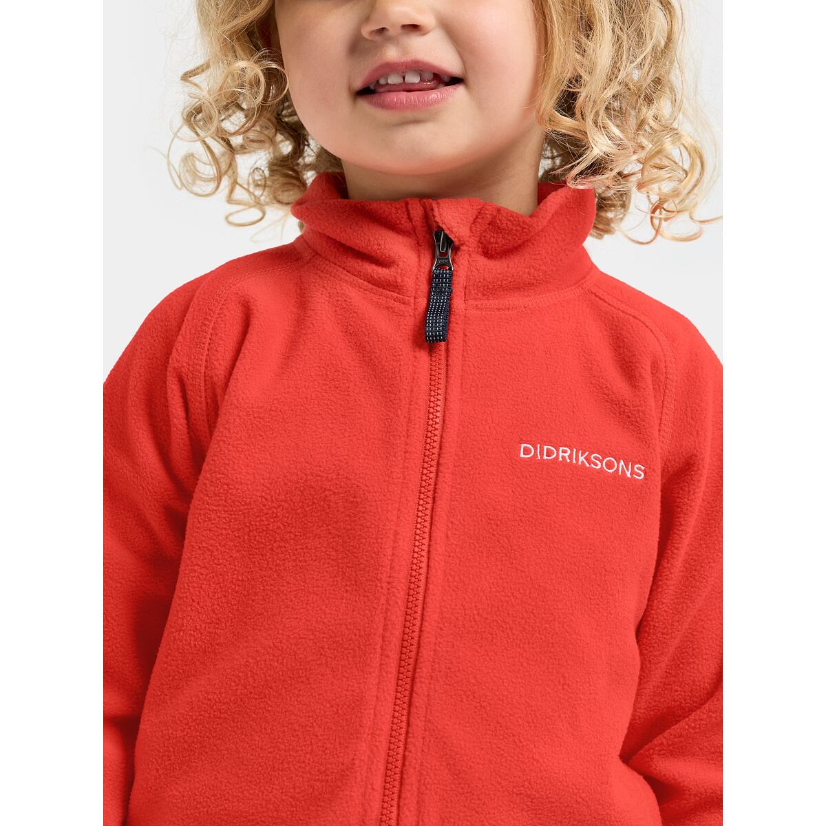 Didriksons Dětská fleecová mikina Monte paprika