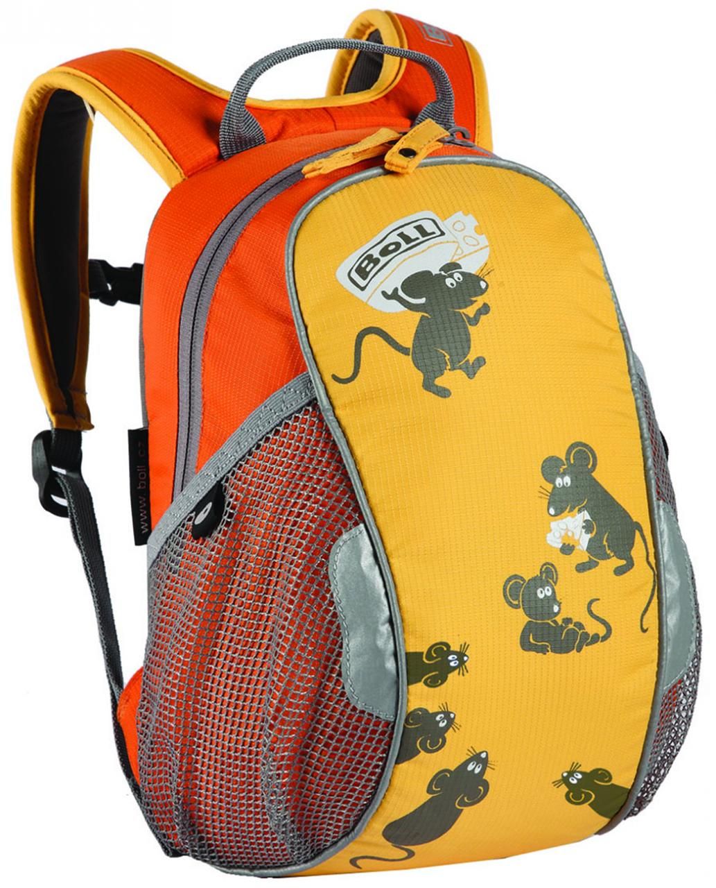 Dětský batoh Boll Bunny sunflower 6 l s plyšákem Myškou