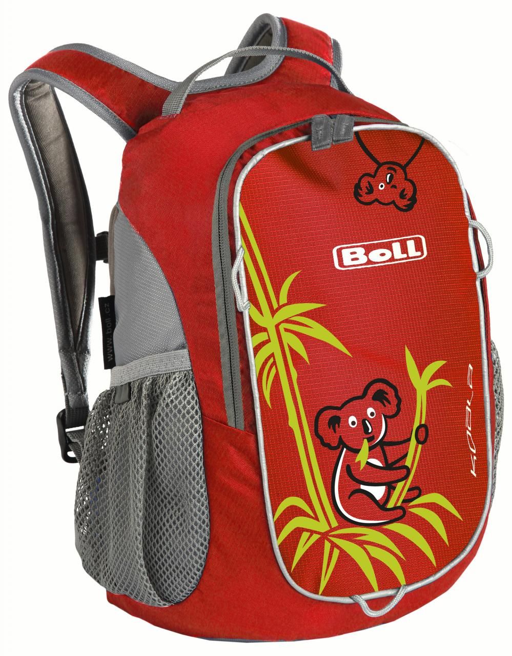Dětský batoh Boll Koala truered 10 l s plyšákem Myškou