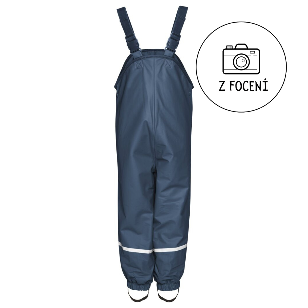 Dětské kalhoty do deště Playshoes s fleecem navy 116-122cm z focení