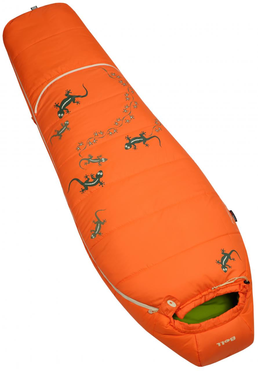 Dětský spací pytel Boll Patrol Lite orange ROSTOUCÍ oranžový - levý (pro praváky)